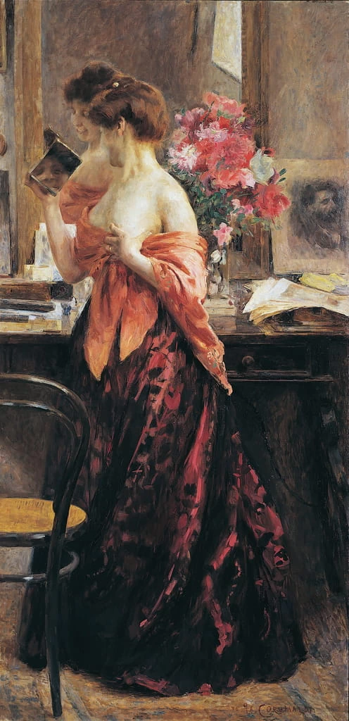Lo specchio e la donna - Galleria d'Arte Moderna, Udine